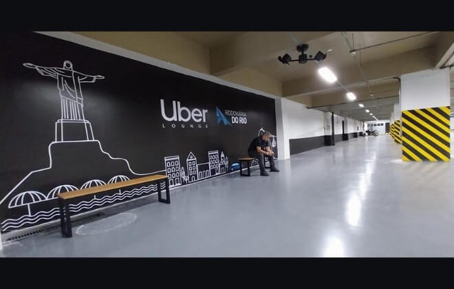 Uber inaugura ponto de embarque na Rodoviária do Rio
