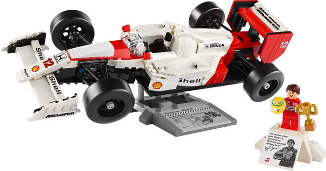 Lançamento de LEGO celebra legado de Ayrton Senna e vende quase 400 unidades no primeiro mês