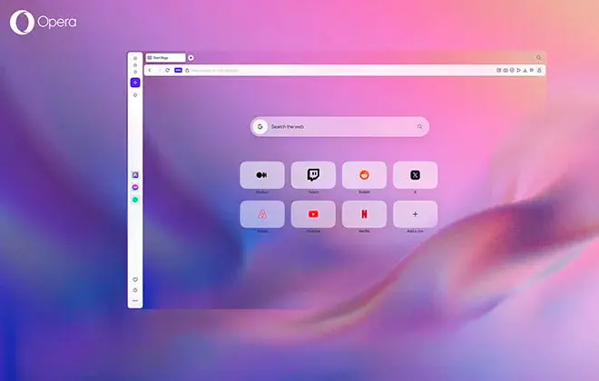 Opera revela a primeira versão de teste do navegador Opera One R2