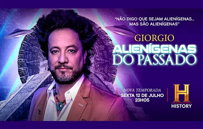 History estreia a 16ª temporada de Alienígenas do Passado com Giorgio Tsoukalos