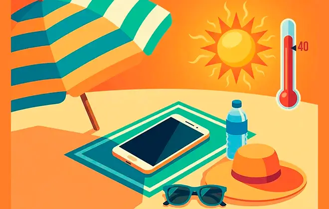 Verão de até 40°C: cuidados essenciais para proteger o celular nos dias mais quentes