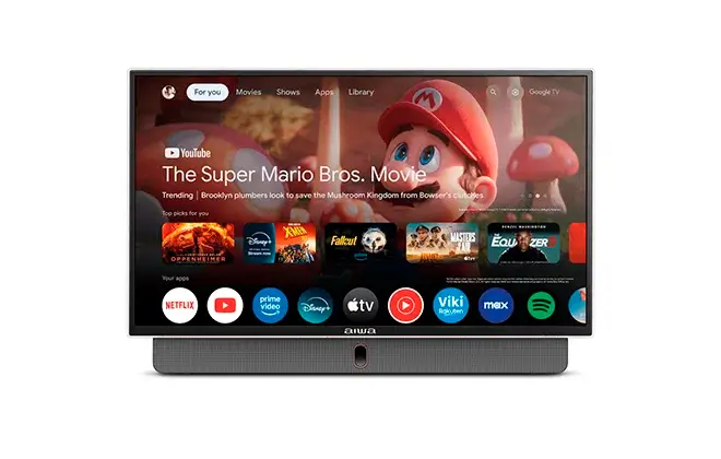 AIWA lança Smart TV portátil com bateria de até 3 horas