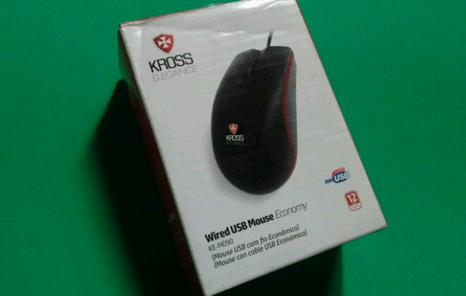Review do Mouse óptico USB de baixo custo da marca Kross Elegance