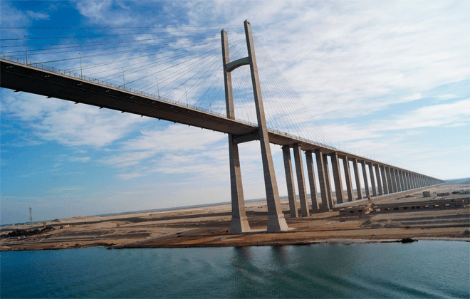 O efeito em cadeia do Canal de Suez