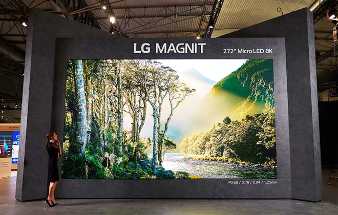 LG lança novidades em telas, áudio em vídeo para residências e ambientes corporativos
