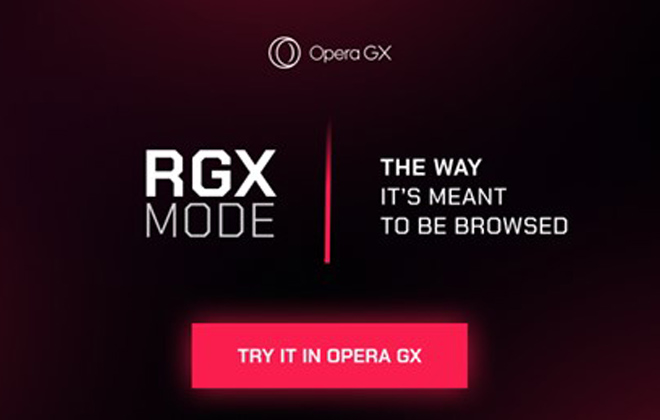Opera GX lança nova tecnologia ‘RGX Mode’ que garante nitidez de vídeos e imagens